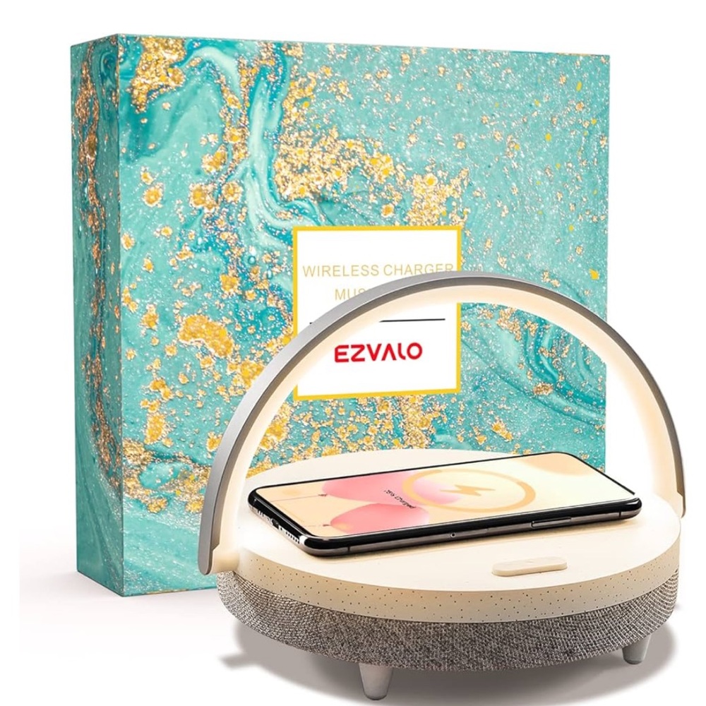 EZVALO Wireless Music Charger Lamp, NWT